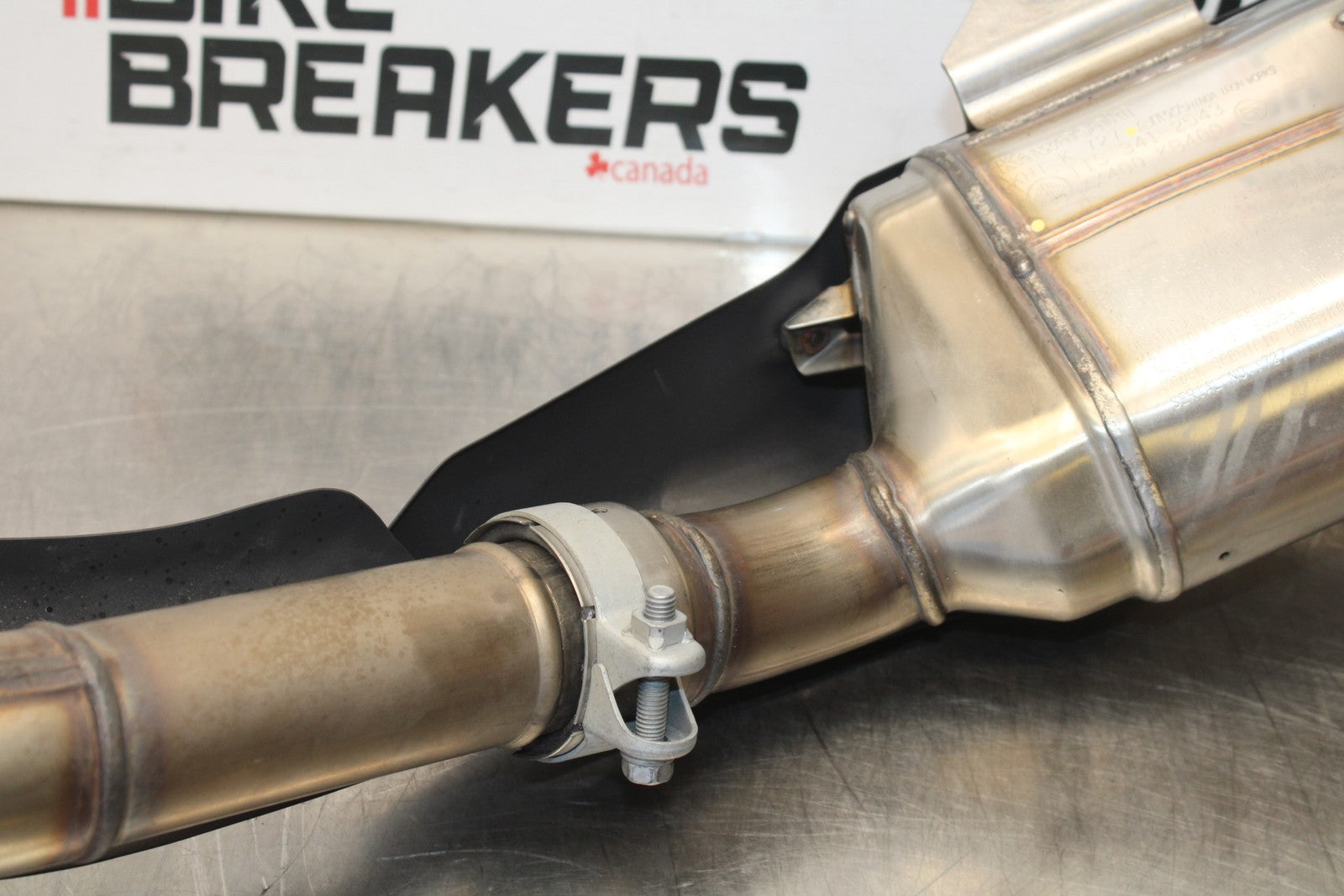 24-25 KAWASAKI NINJA ZX4R FULL EXHAUST SYSTEM HEADERS PIPE MUFFLER BB610