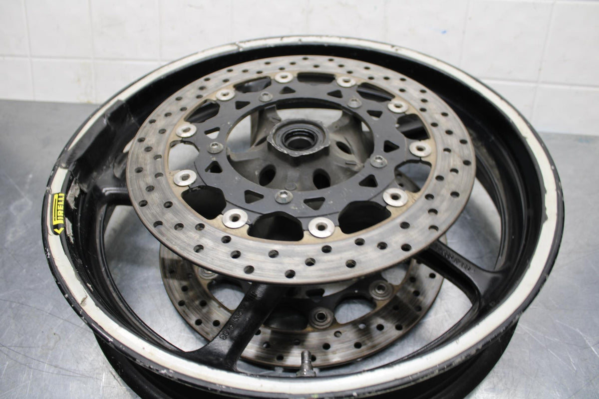 05 YAMAHA YZF R6S FRONT WHEEL LEFT RIGHT BRAKE ROTORS DISCS BB600