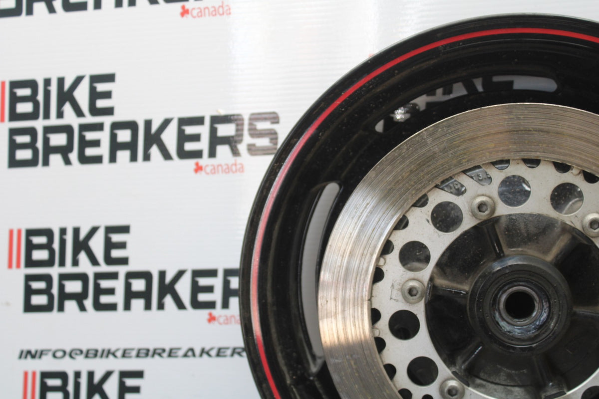 93-07 YAMAHA VMAX 1200 REAR WHEEL BACK RIM & ROTOR BB197