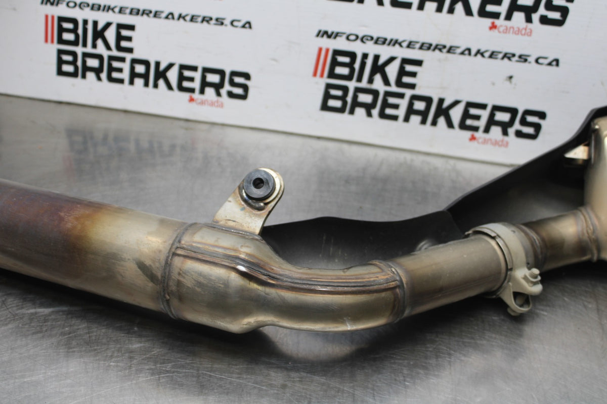 24-25 KAWASAKI NINJA ZX4R FULL EXHAUST SYSTEM HEADERS PIPE MUFFLER BB840