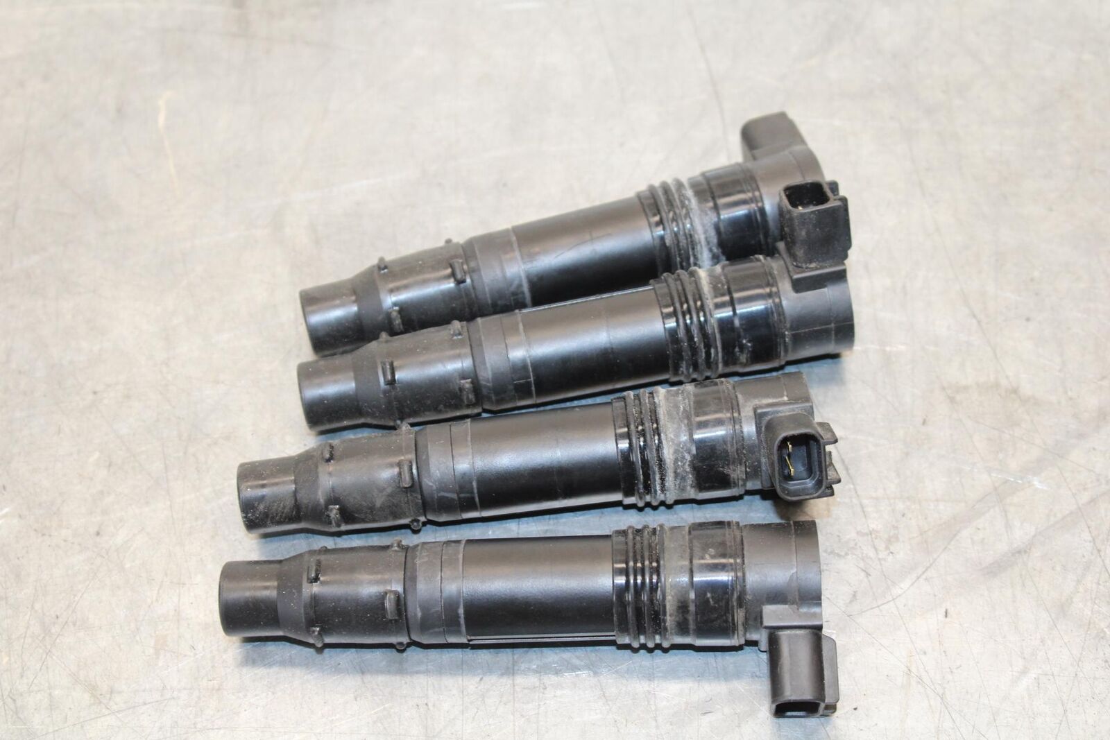 2011 Kawasaki Ninja ZX10R ZX1000K ABS IGNITION COILS COIL SPARK PLUG CAPS BB555