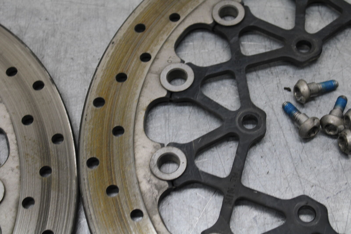 11-24 SUZUKI GSXR750 FRONT LEFT RIGHT BRAKE ROTORS DISCS 59210-37H01 BB714