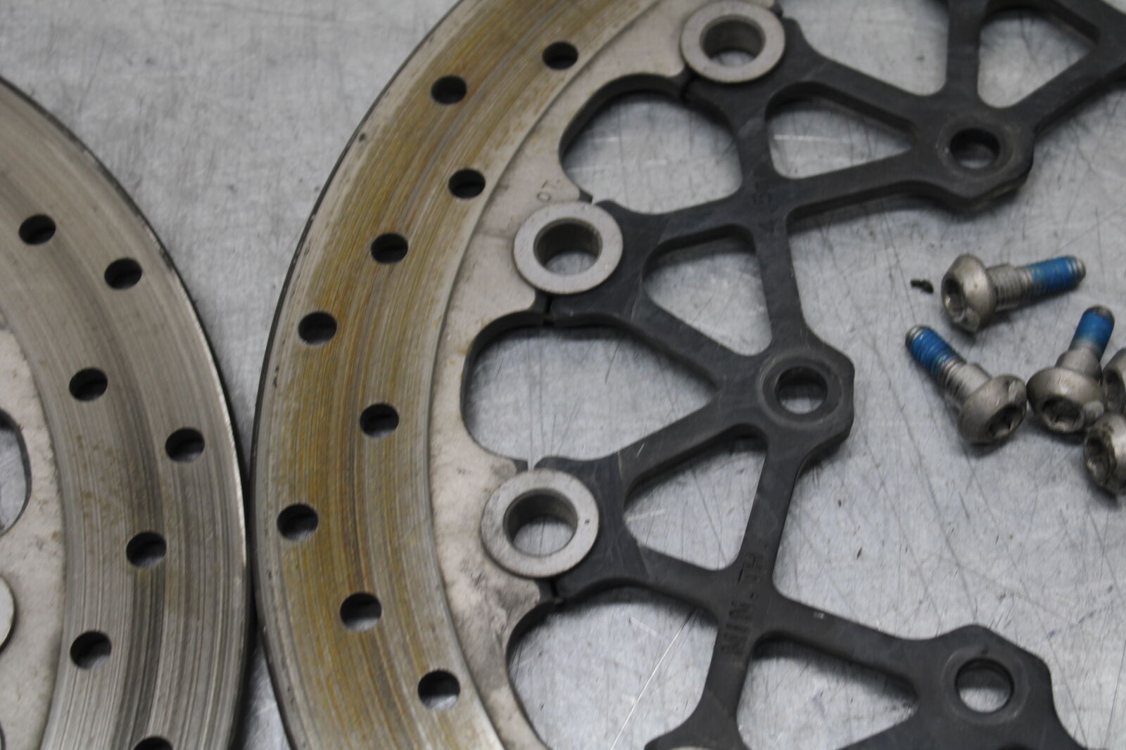 11-24 SUZUKI GSXR750 FRONT LEFT RIGHT BRAKE ROTORS DISCS 59210-37H01 BB714