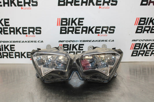 18-23 KAWASAKI NINJA 400 EX400 ABS FRONT HEADLIGHT HEAD LIGHT LAMP BB177