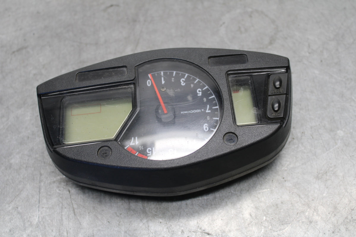 07-12 HONDA CBR600RR SPEEDO TACH GAUGES CLUSTER SPEEDOMETER TACHOMETER BB672