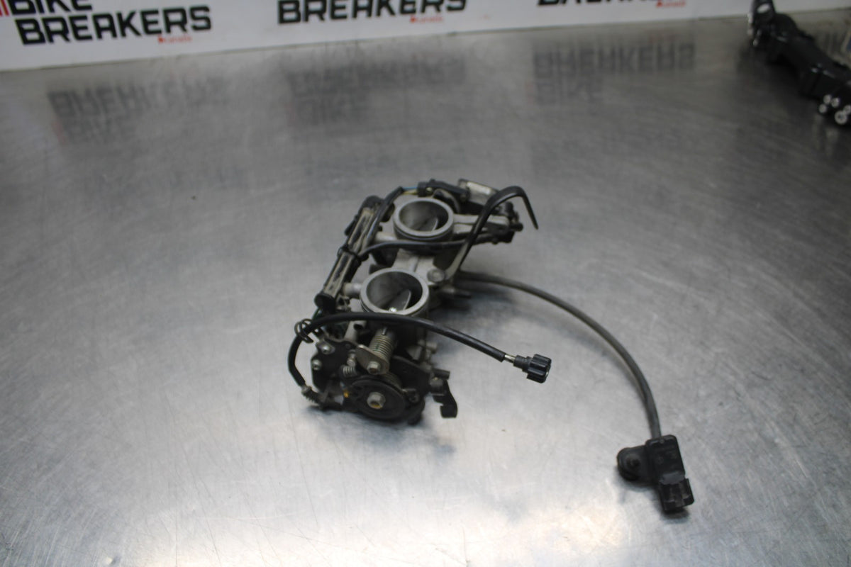 06-07 KAWASAKI NINJA 650R EX650A MAIN FUEL INJECTORS / THROTTLE BODIES BB774
