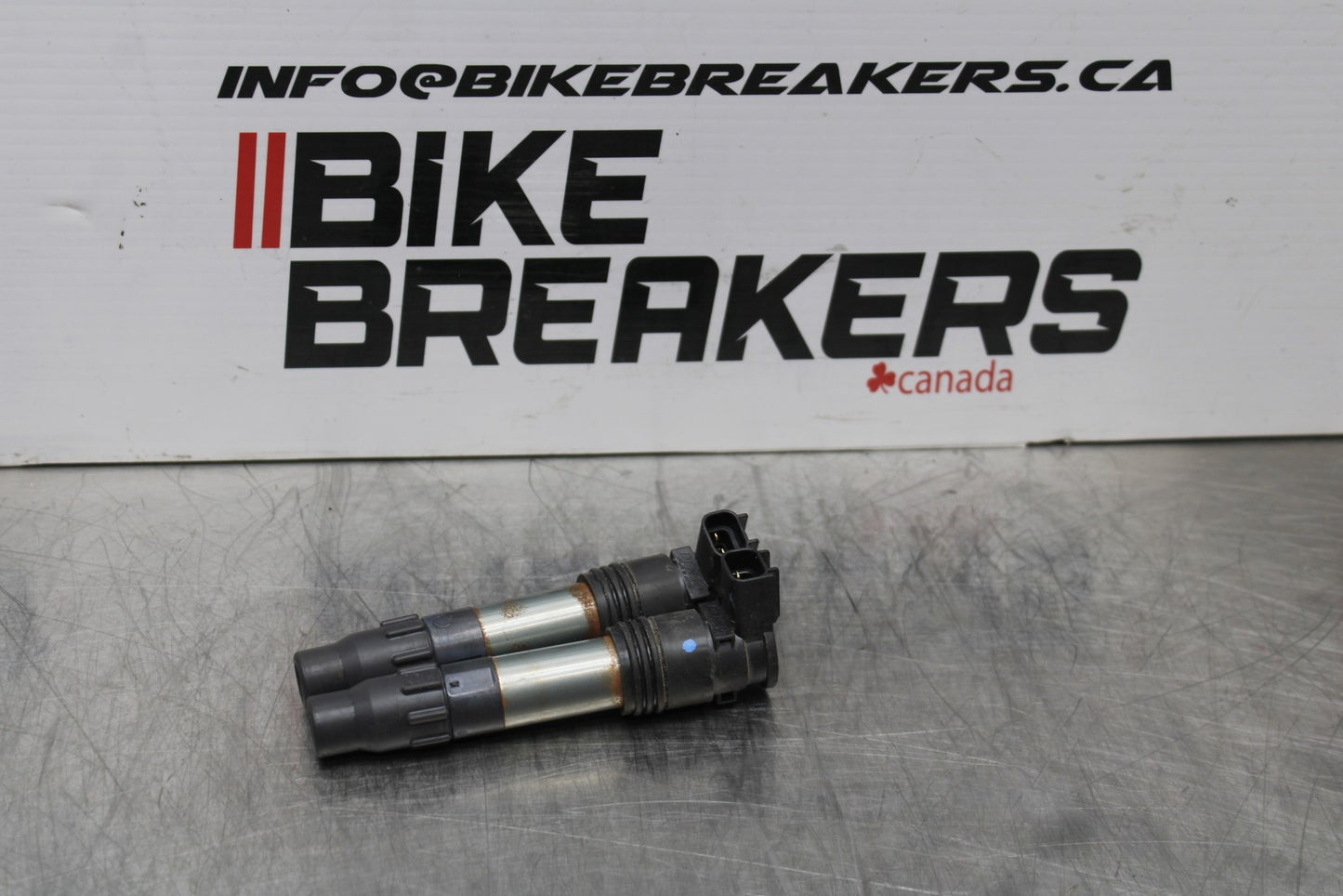 13-17 KAWASAKI NINJA 300 EX300 ABS IGNITION COILS COIL SPARK PLUG CAPS BB187