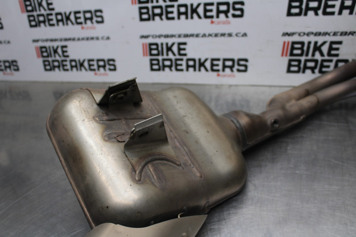 14-17 YAMAHA FZ07 FULL EXHAUST SYSTEM HEADERS PIPE MUFFLER BB843