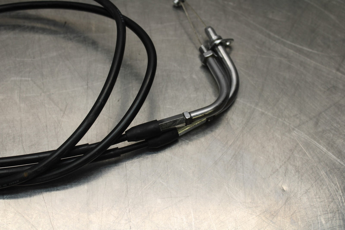 06 KAWASAKI VULCAN 900 THROTTLE CABLES LINES BB799