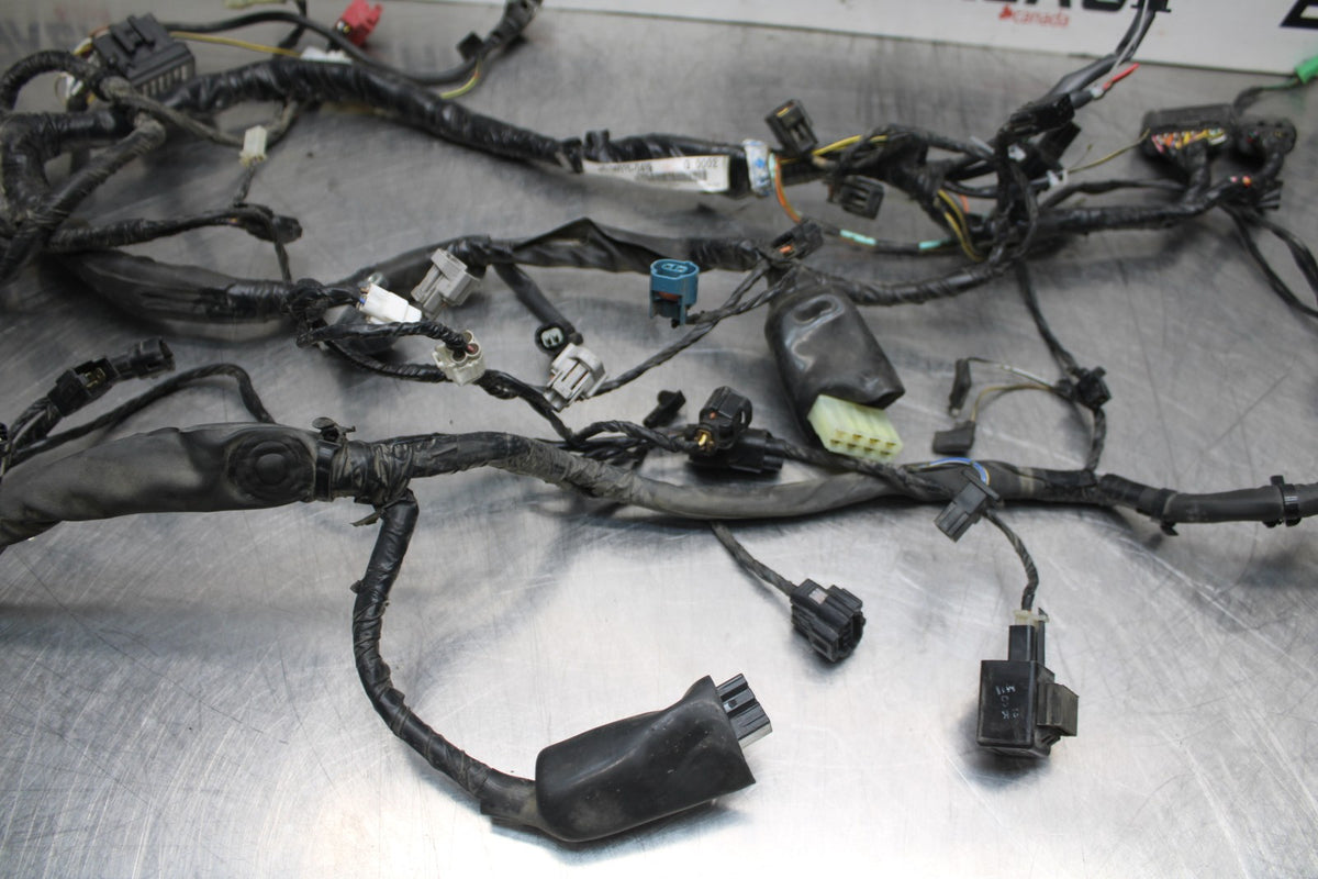 08 KAWASAKI NINJA 650 EX650 MAIN ENGINE WIRING HARNESS MOTOR WIRE LOOM BB797