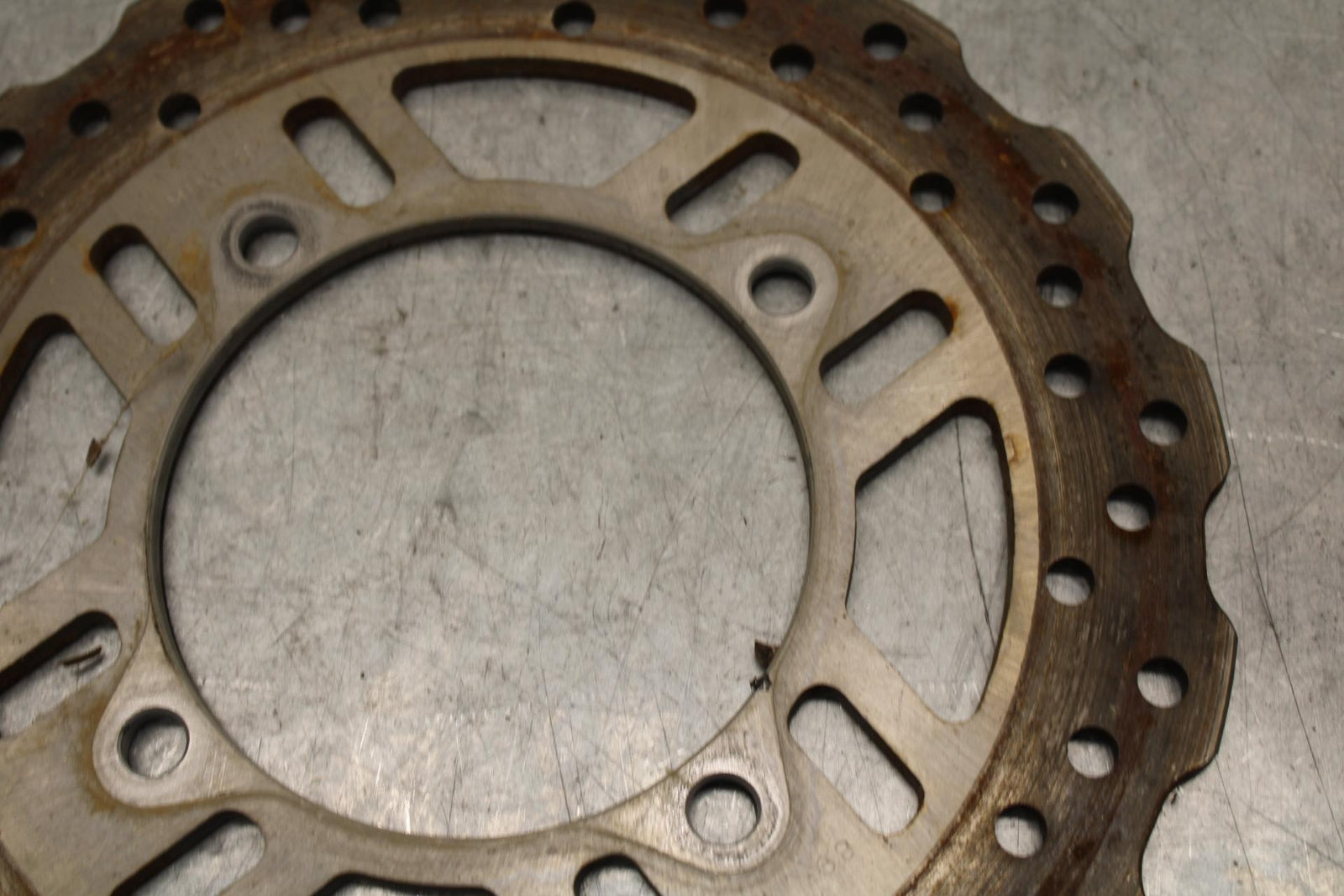 2012 Kawasaki Ninja ZX14R ZX1400E REAR ROTOR BACK BRAKE DISC WITH ABS RING BB60