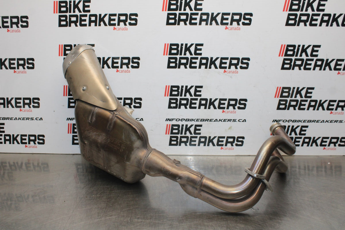 14-17 YAMAHA FZ07 FULL EXHAUST SYSTEM HEADERS PIPE MUFFLER BB843