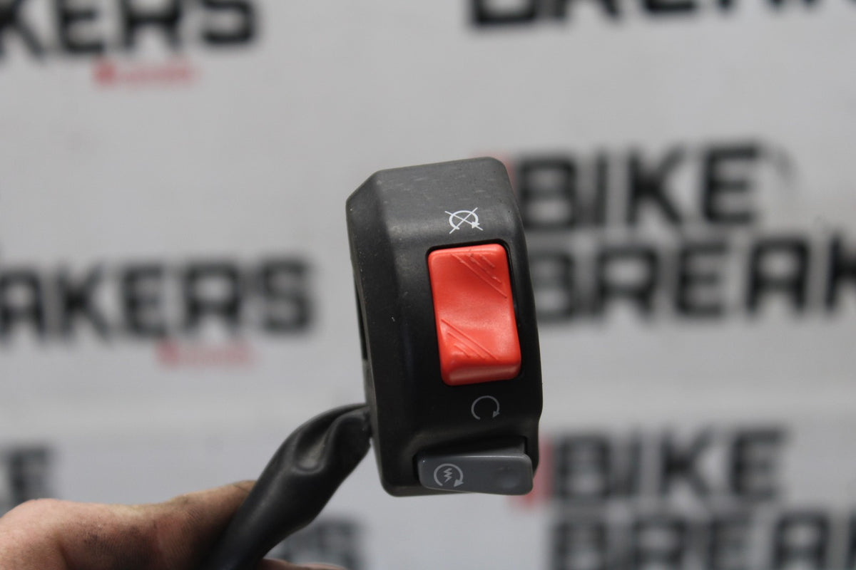 08-09 KAWASAKI NINJA ZX14R RIGHT CLIP ON HANDLE KILL OFF START SWITCHS BB932