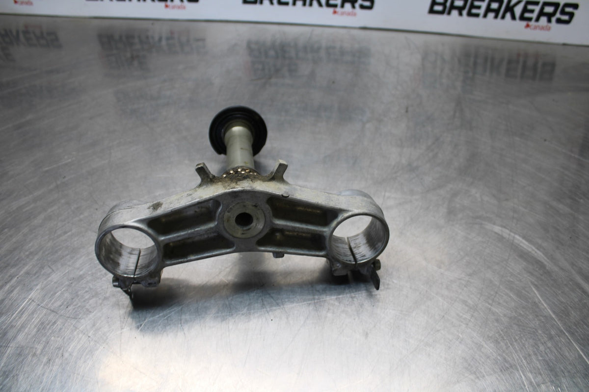 07-08 KAWASAKI NINJA ZX6R FRONT FORKS CLAMP LOWER TRIPLE TREE STEM BB175