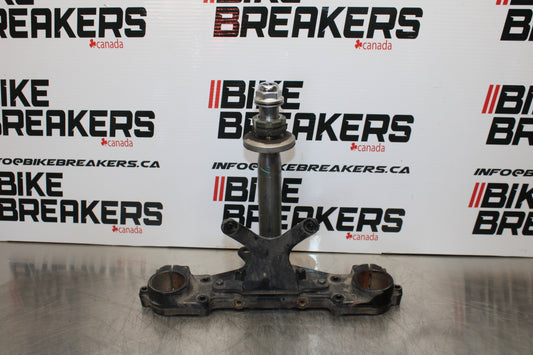04 YAMAHA ROAD STAR XV1700A FRONT FORKS CLAMP LOWER TRIPLE TREE STEM BB155