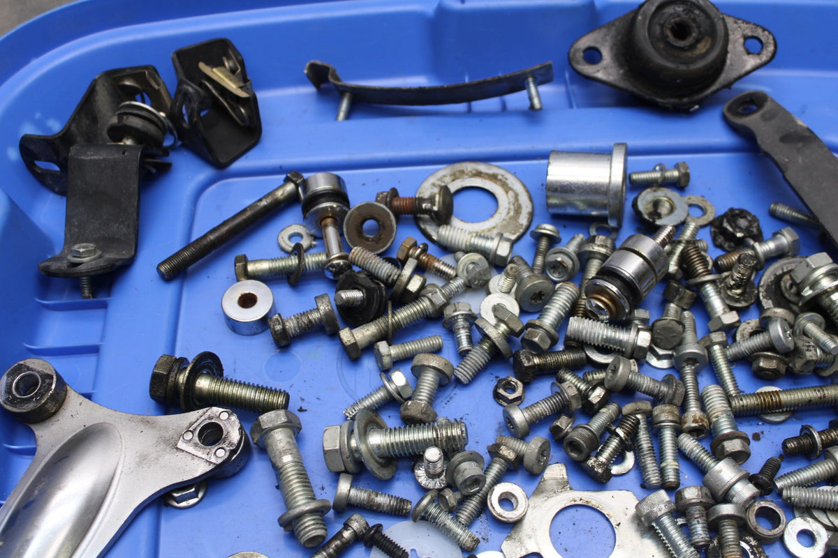 08 HARLEY-DAVIDSON ELECTRA GLIDE POLICE EFI FLHTPI LEFTOVER BOLTS SCREWS BB816