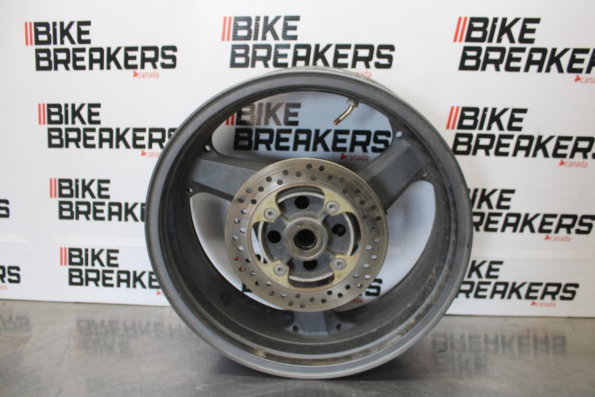 00-05 KAWASAKI NINJA ZX12R REAR WHEEL BACK RIM & ROTOR BB892