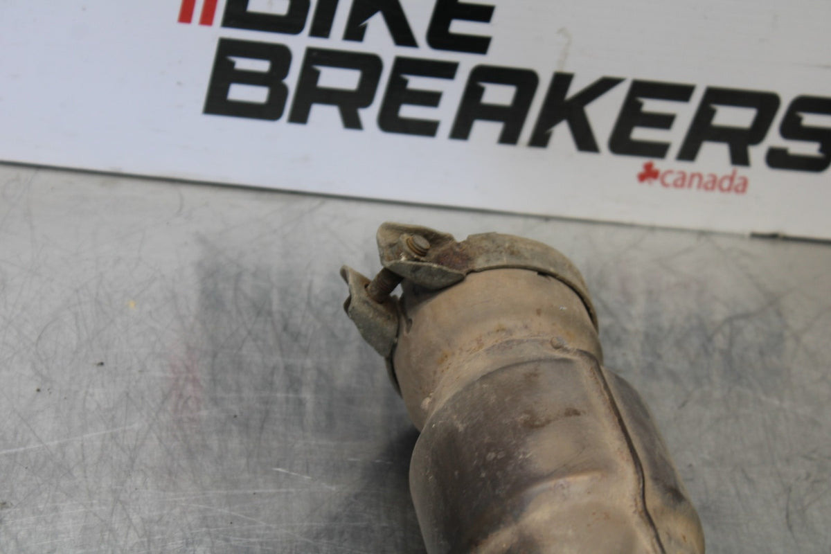 04-05 YAMAHA YZF R1 LINK EXHAUST PIPE MUFFLER SLIP ON CAN SILENCER  BB173