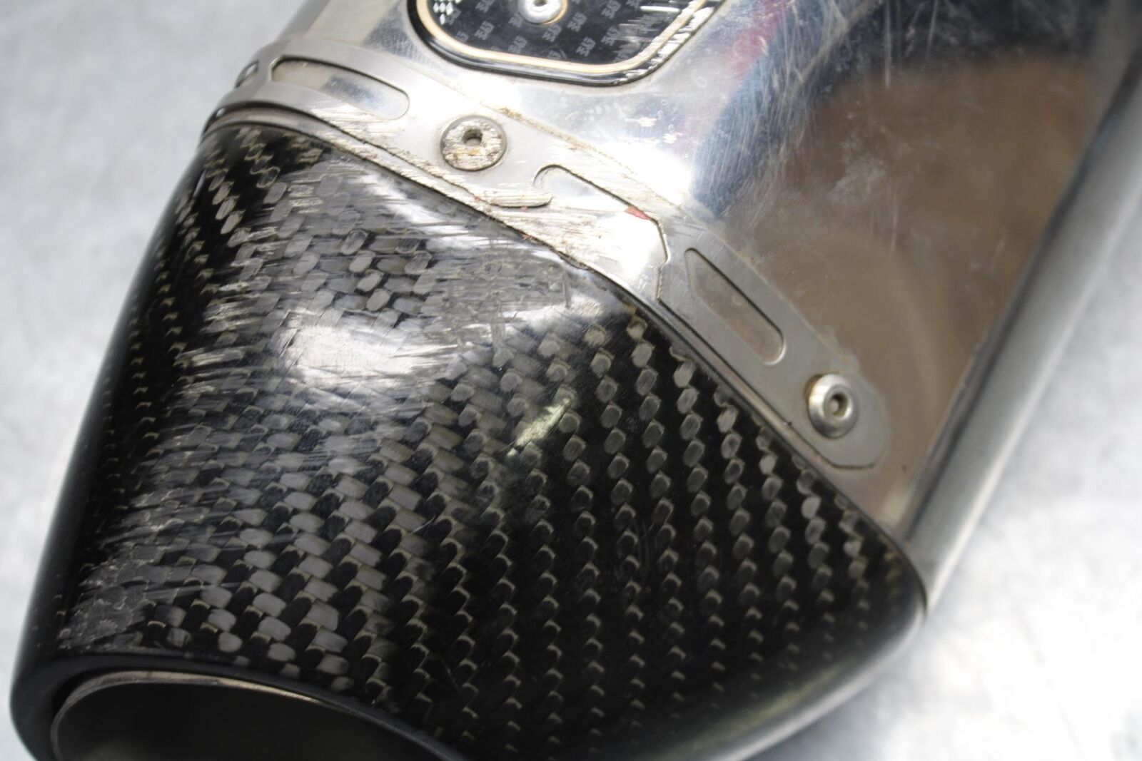 11-12 KAWASAKI Z1000 YOSHIMURA EXHAUST PIPE MUFFLER SLIP ON CAN SILENCER BB636