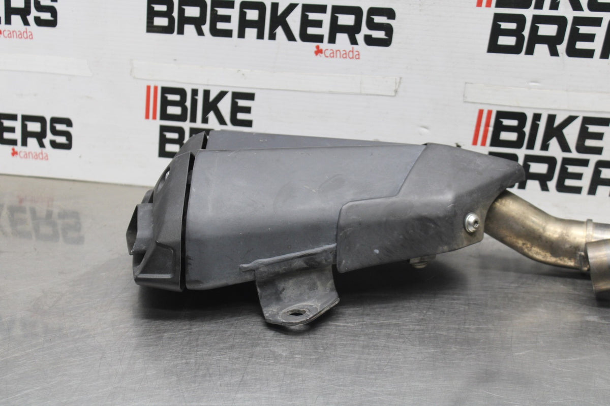 10-13 KAWASAKI Z1000 EXHAUST PIPE MUFFLER SLIP ON CAN SILENCER SET PAIR BB421
