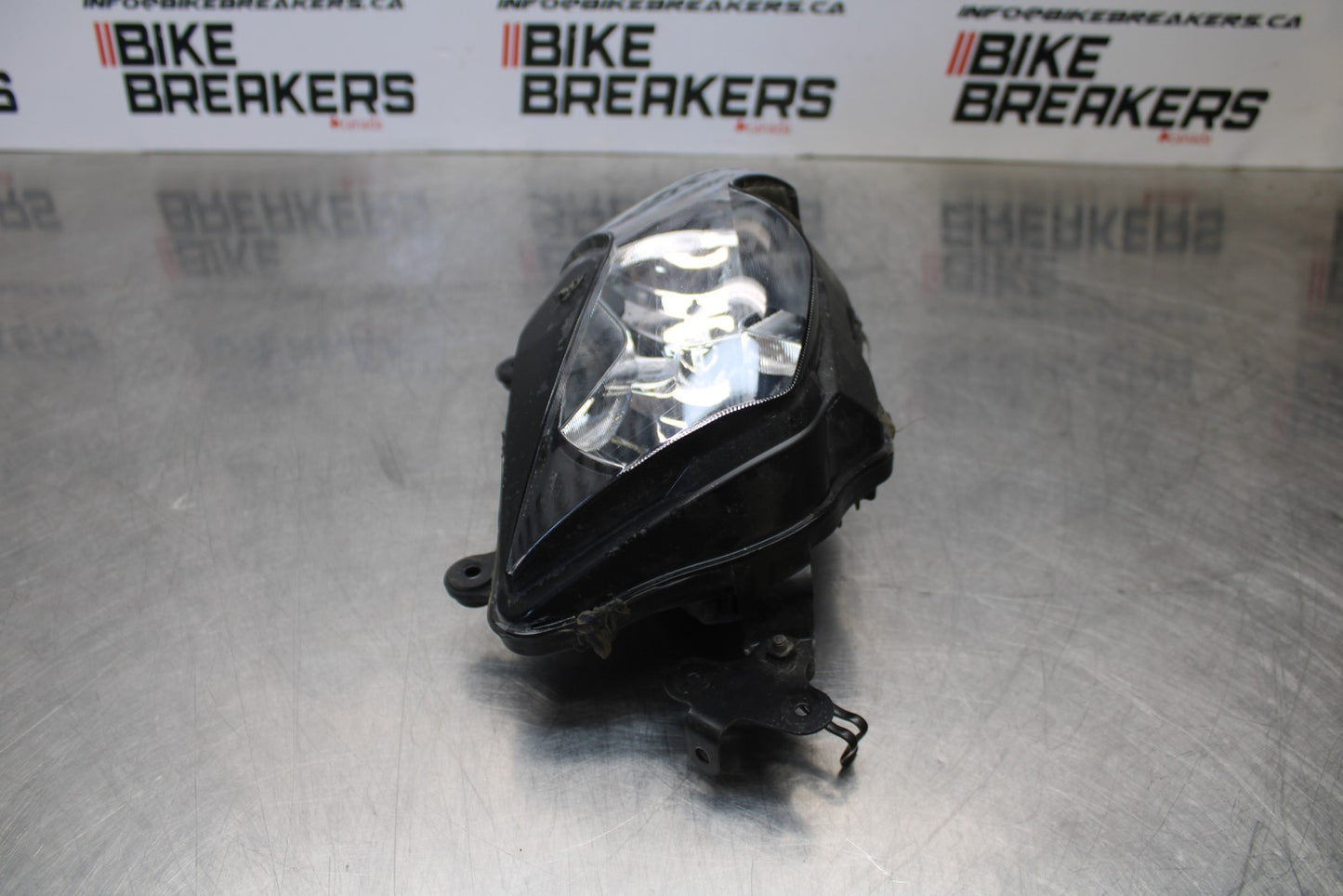 08-18 KAWASAKI KLR650 FRONT HEADLIGHT HEAD LIGHT LAMP BB183