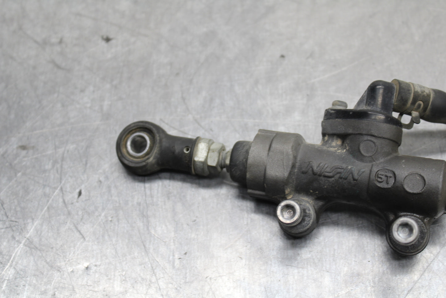 05-06 HONDA CBR600RR REAR BACK BRAKE MASTER CYLINDER W RESERVOIR BB739