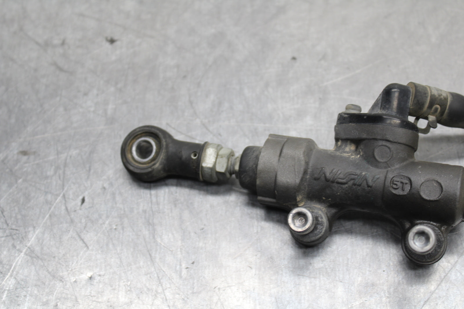 05-06 HONDA CBR600RR REAR BACK BRAKE MASTER CYLINDER W RESERVOIR BB739