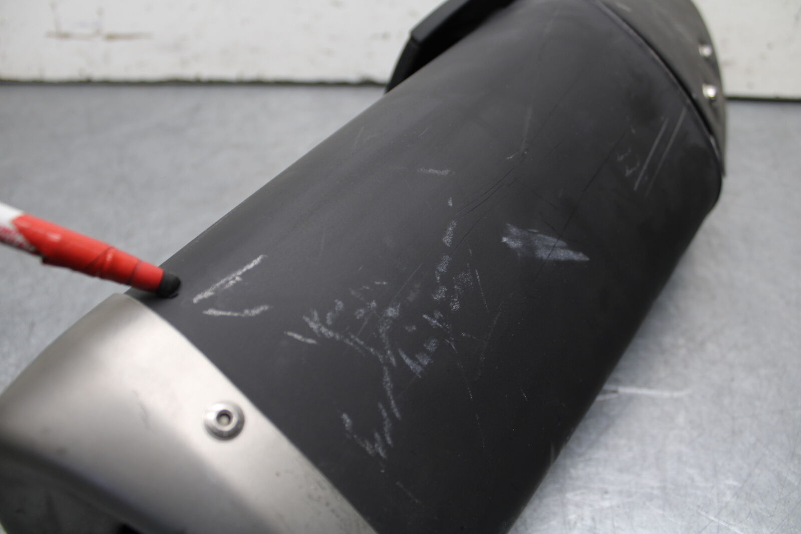 15-17 YAMAHA YZF R3 EXHAUST PIPE MUFFLER SLIP ON CAN SILENCER BB651