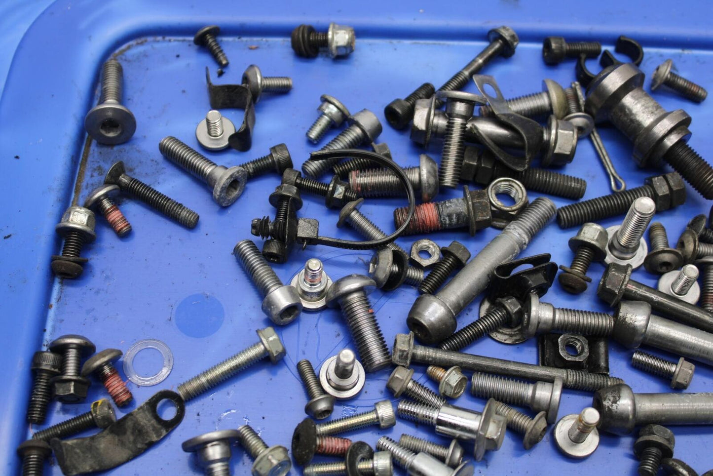 09-12 KAWASAKI NINJA ZX6R MISCELLANEOUS MOUNTING BOLTS HARDWARE MOTOR BB617