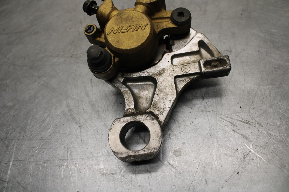 02-03 HONDA CBR900RR 954 REAR BACK BRAKE CALIPER W MOUNT BRACKET BB497