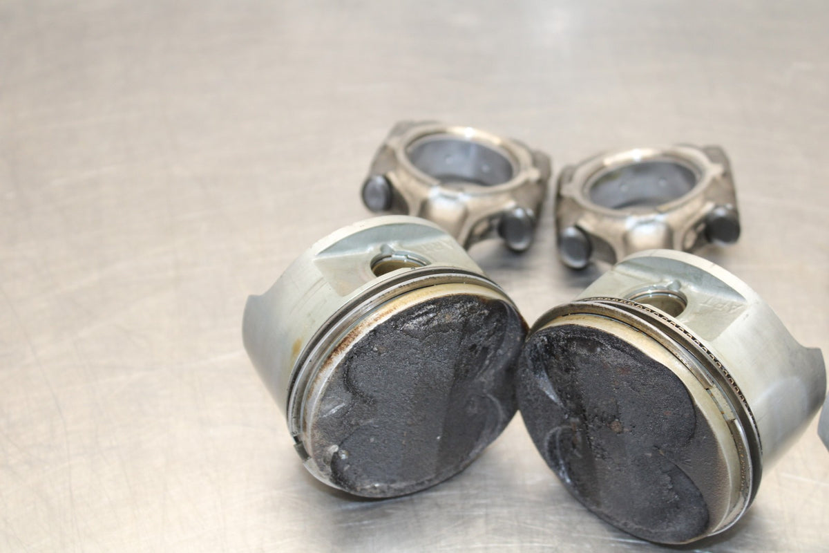 84 HONDA INTERCEPTOR 1000 VF1000F ENGINE MOTOR BLOCK PISTONS & RODS BB878