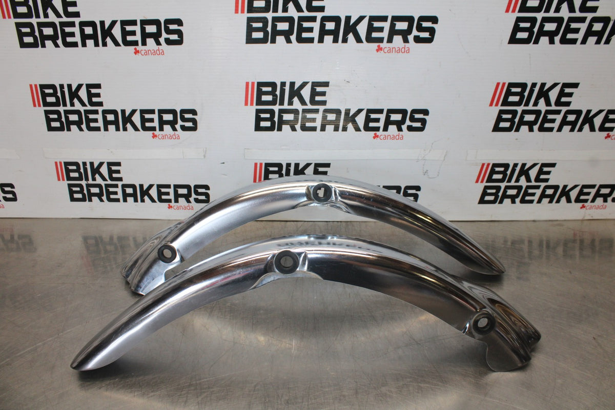 08 KAWASAKI VULCAN 1600 VN1600D NOMAD REAR FRAME SUBFRAME COVER GUARDS BB904