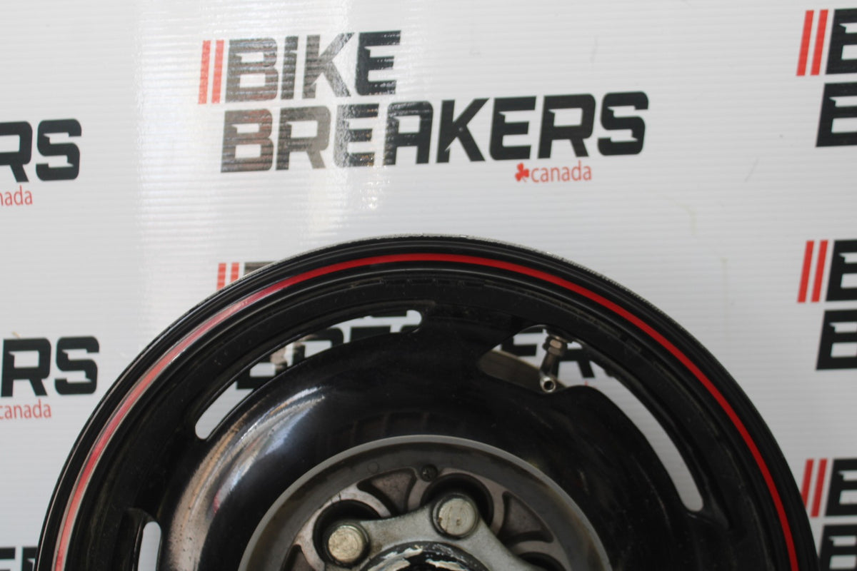 93-07 YAMAHA VMAX 1200 REAR WHEEL BACK RIM & ROTOR BB197