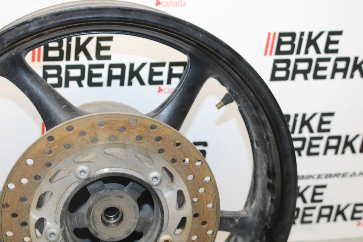 09-15 YAMAHA FZ6R REAR WHEEL REAR RIM & ROTOR BB161