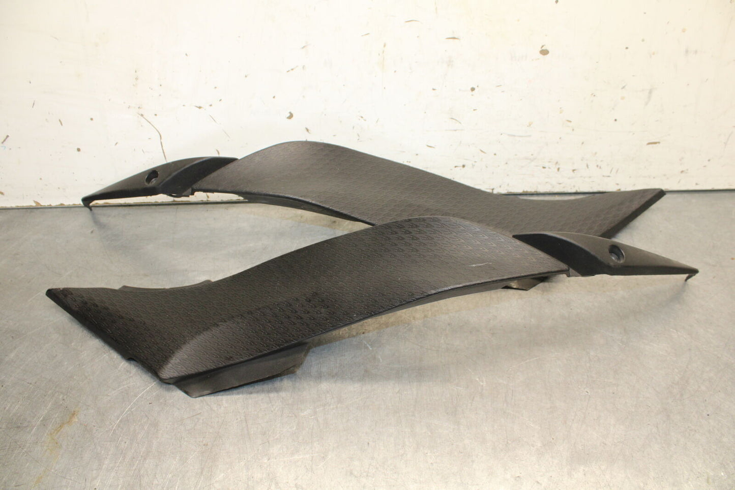 09-12 KAWASAKI NINJA ZX6R RIGHT LEFT TANK PANELS COVERS TRIM SET COWLS BB656