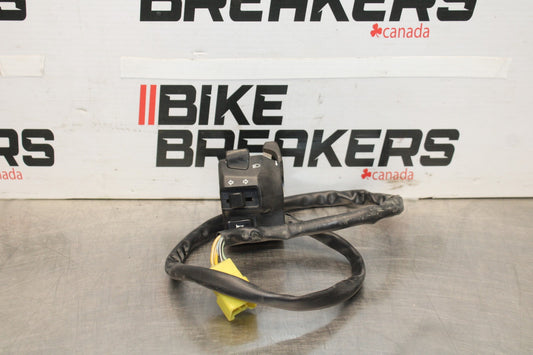 01-02 SUZUKI GSXR1000 LEFT CLIP ON HANDLE HORN SIGNALS SWITCH SWITCHES BB880