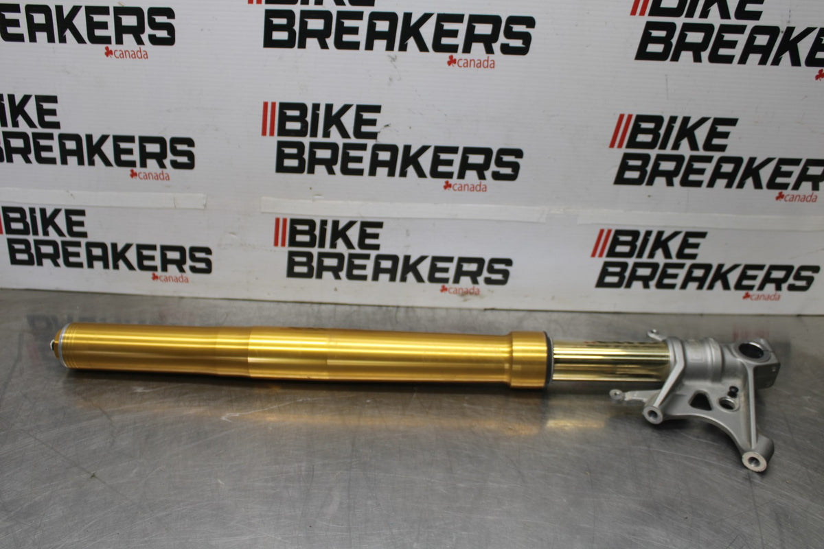 24 APRILIA TUONO V4 1100 FACTORY ABS RIGHT FRONT FORK SHOCK SUSPENSION BB887