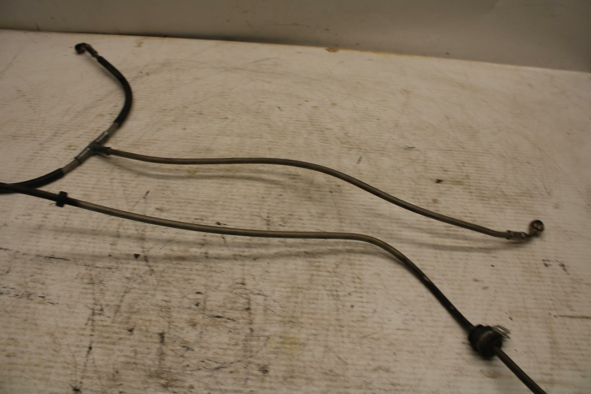 08-11 TRIUMPH SPEED TRIPLE FRONT BRAKE CALIPER HOSES LINES BB366