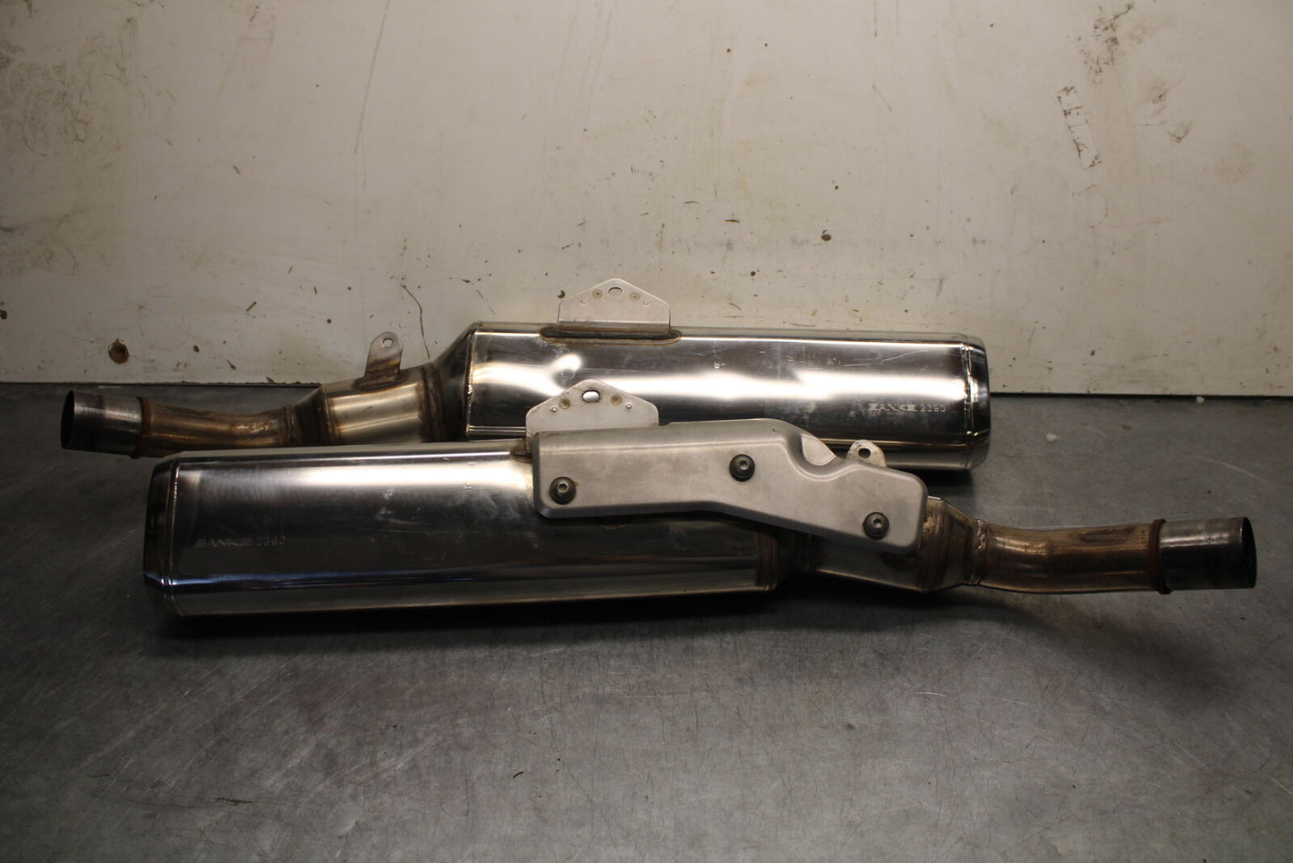 04-12 HONDA ST1300A MUFFLER EXHAUST SILENCER PIPE BB669
