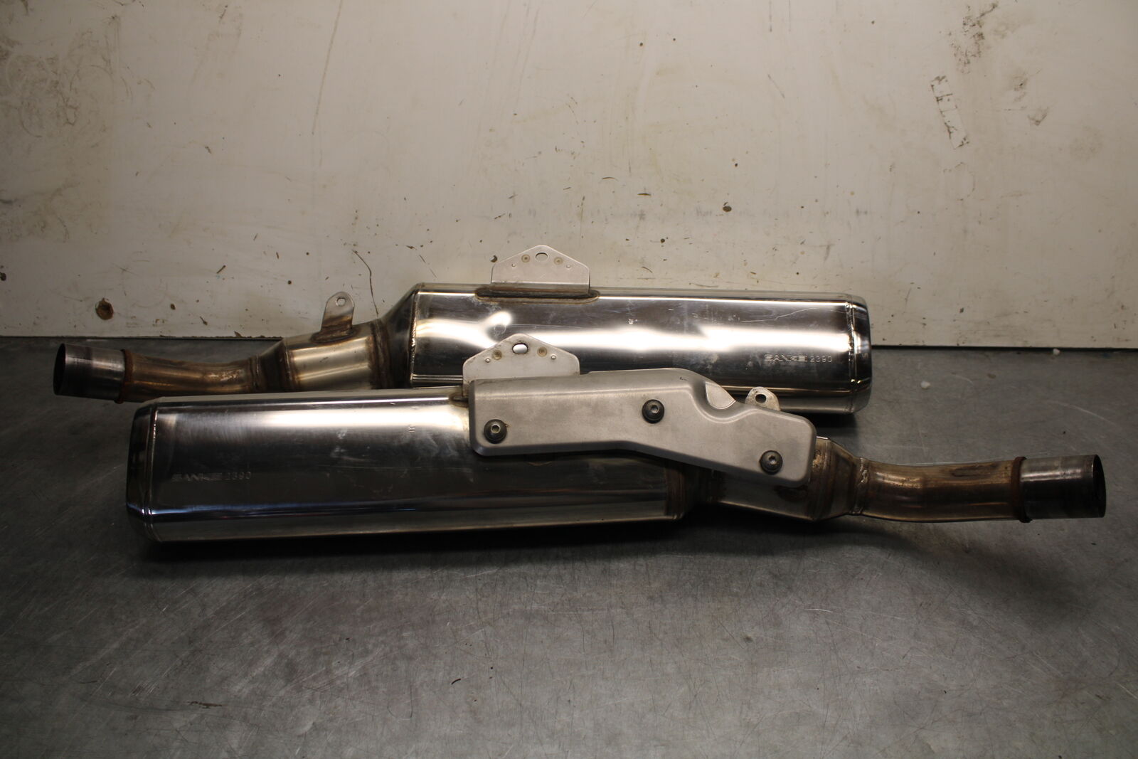 04-12 HONDA ST1300A MUFFLER EXHAUST SILENCER PIPE BB669