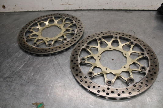 17-21 HONDA CBR1000RR SP FRONT LEFT RIGHT BRAKE ROTORS DISCS BB681