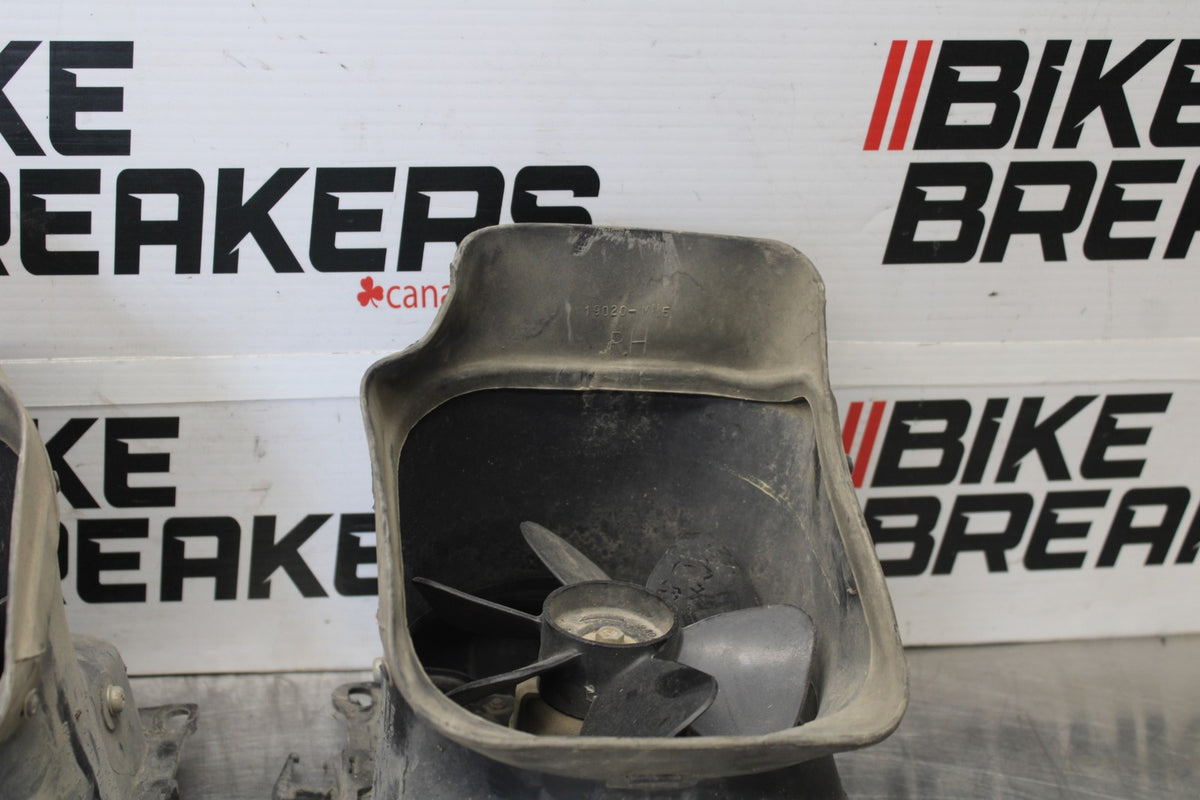 88-00 HONDA GOLDWING 1500 ENGINE RADIATOR COOLING FAN SET PAIR BB883