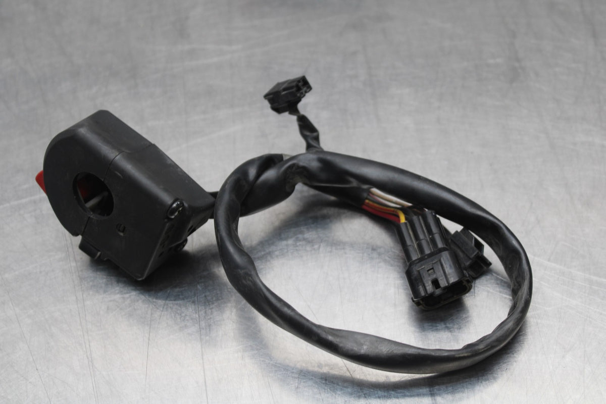 07-08 KAWASAKI NINJA ZX6R RIGHT CLIP ON HANDLE KILL OFF START SWITCHES  BB199