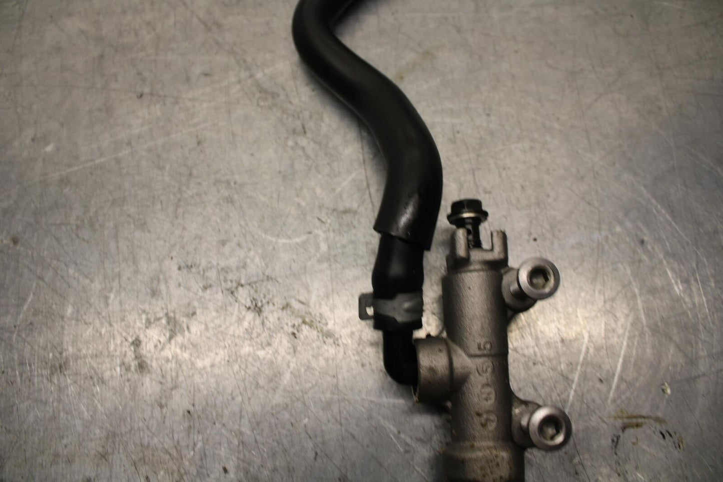 08-09 KAWASAKI NINJA ZX14R REAR BACK BRAKE MASTER CYLINDER W RESERVOIR BB73