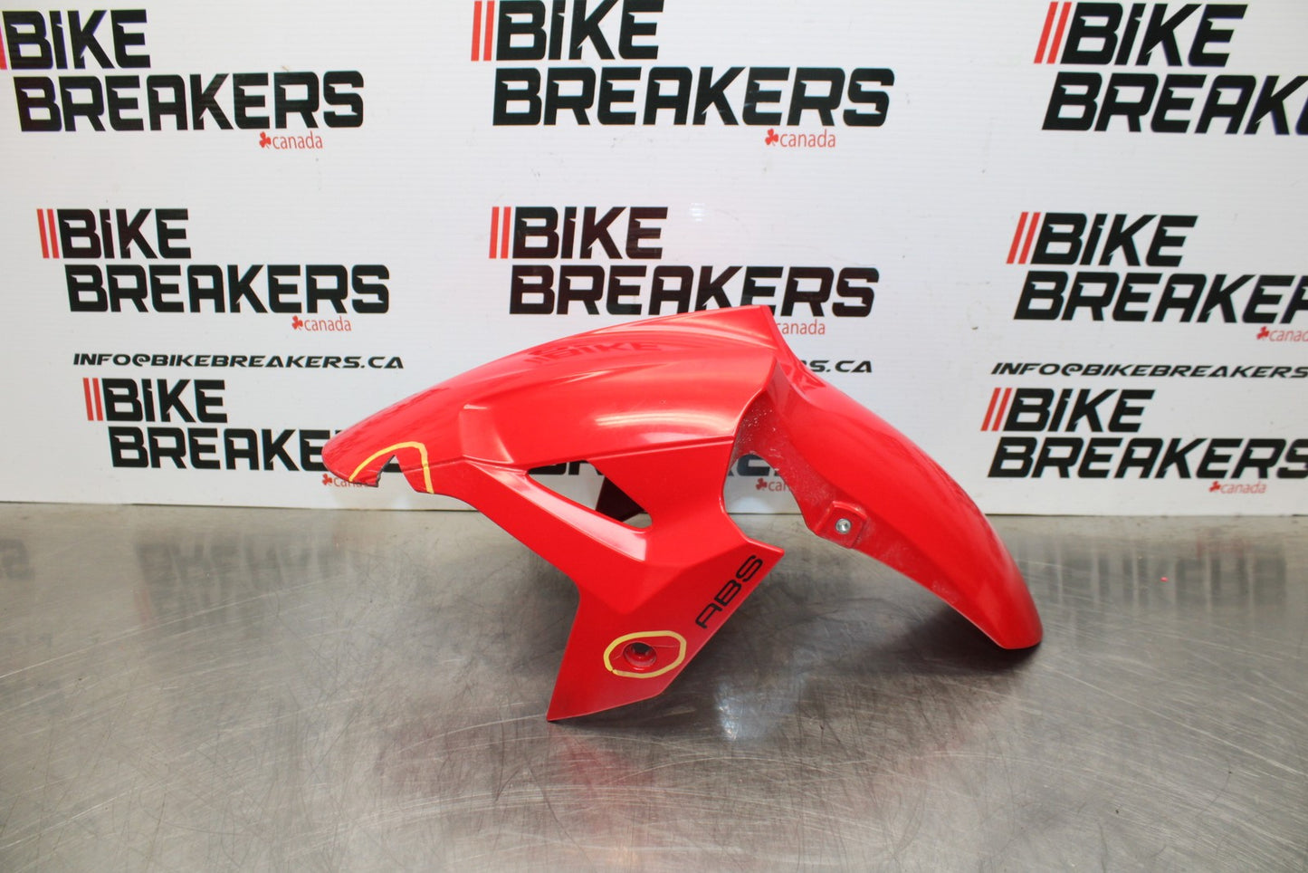 18-23 KAWASAKI NINJA 400 EX400 ABS FRONT WHEEL FENDER COWL FAIRING BB177