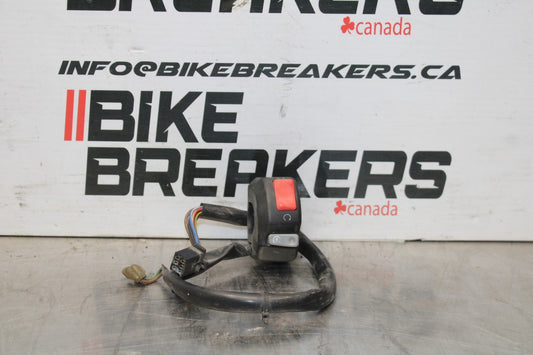 98 KAWASAKI NINJA ZX6 RIGHT CLIP ON HANDLE KILL OFF START SWITCH SWITCHES BB870