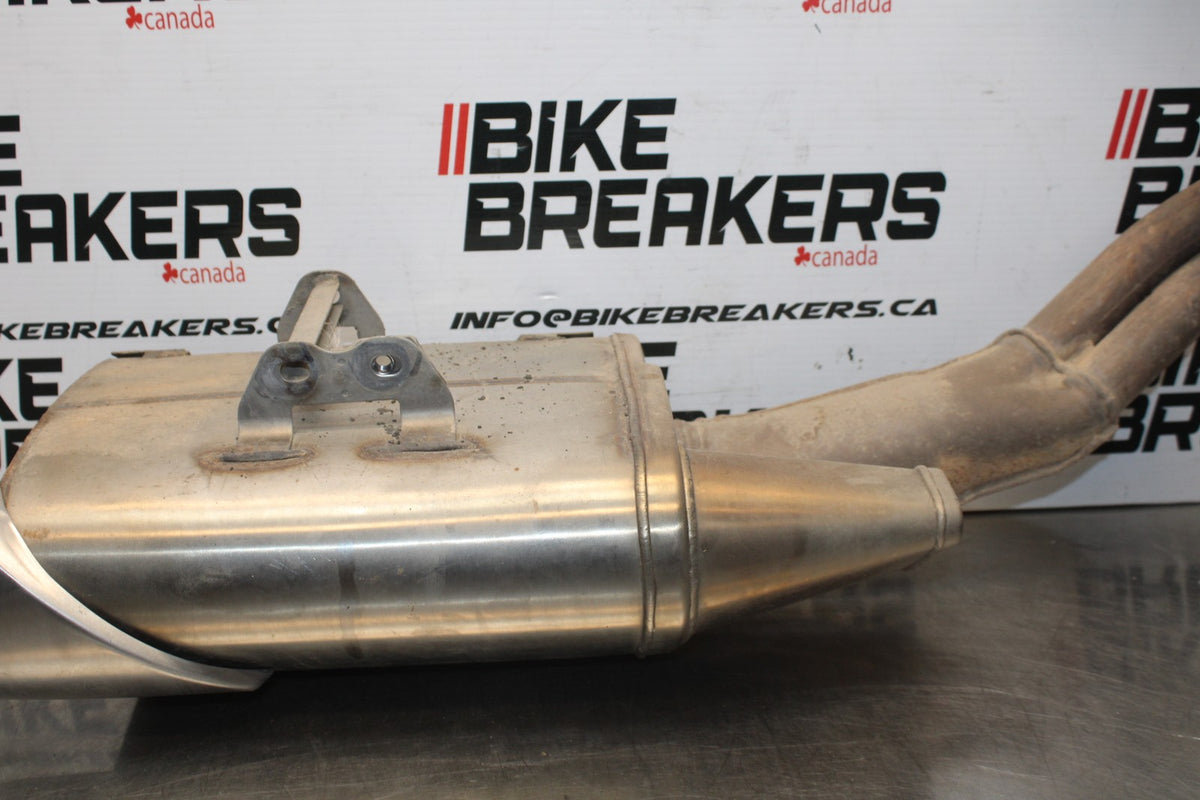 13 KAWASAKI NINJA 650 EX650F ABS FULL EXHAUST SYSTEM HEADERS PIPE MUFFLER BB828
