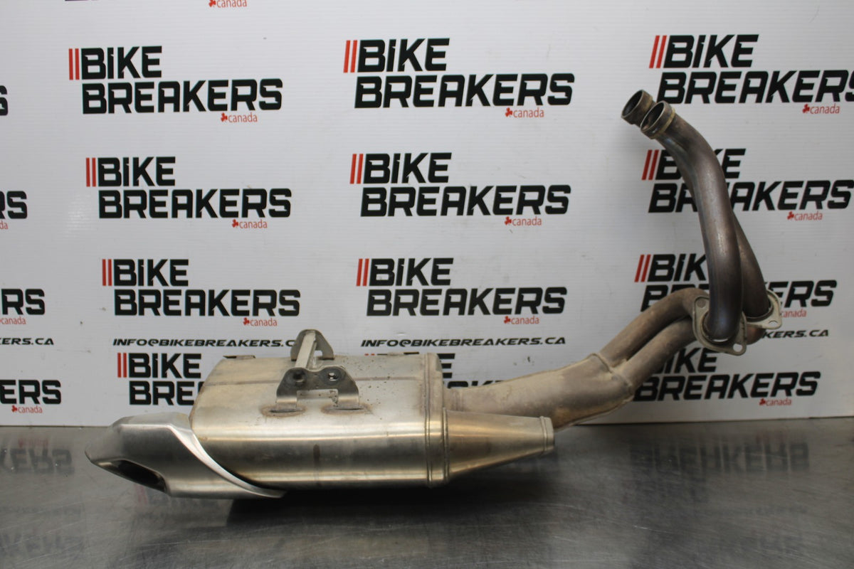 13 KAWASAKI NINJA 650 EX650F ABS FULL EXHAUST SYSTEM HEADERS PIPE MUFFLER BB828
