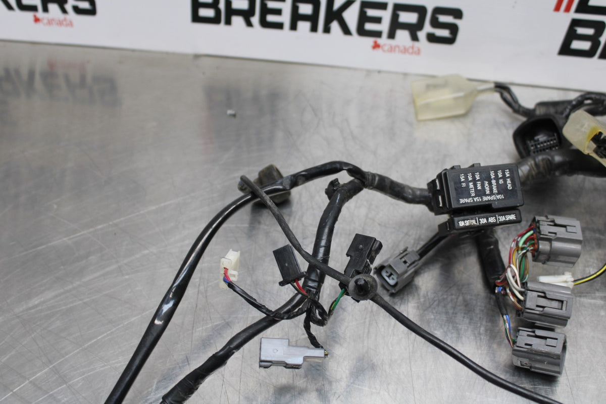 13-17 KAWASAKI NINJA 300 EX300 ABS MAIN ENGINE WIRING HARNESS BB187