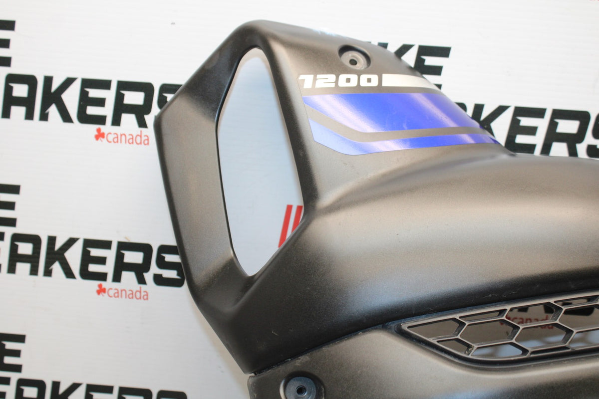 18 YAMAHA SUPER TENERE LEFT MID UPPER SIDE FAIRING COWL PLASTIC BB832